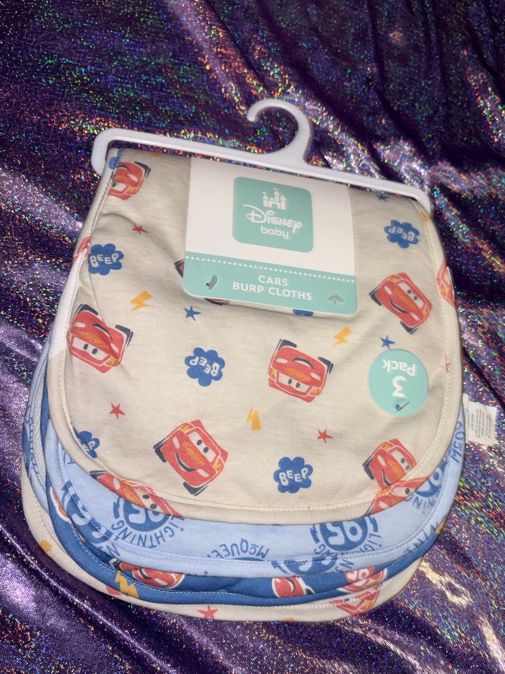 Disney Baby Lightning McQueen Bibs